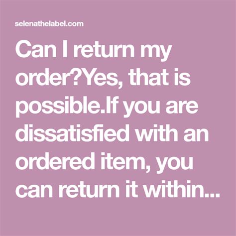 Return my order .